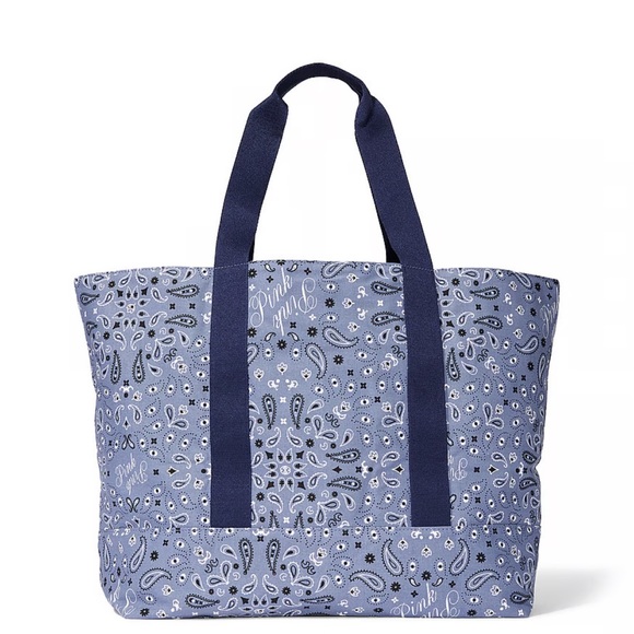 Victoria’s Secret Reversible Canvas Tote Bag - Picture 2 of 4